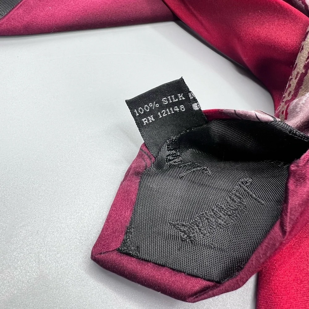 J. Garcia Red and Black Collectors Edition Capillaries Silk Tie